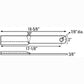 CCW Rotary Cutter Blade Fits Universal Products Replaces 3900RCBGV