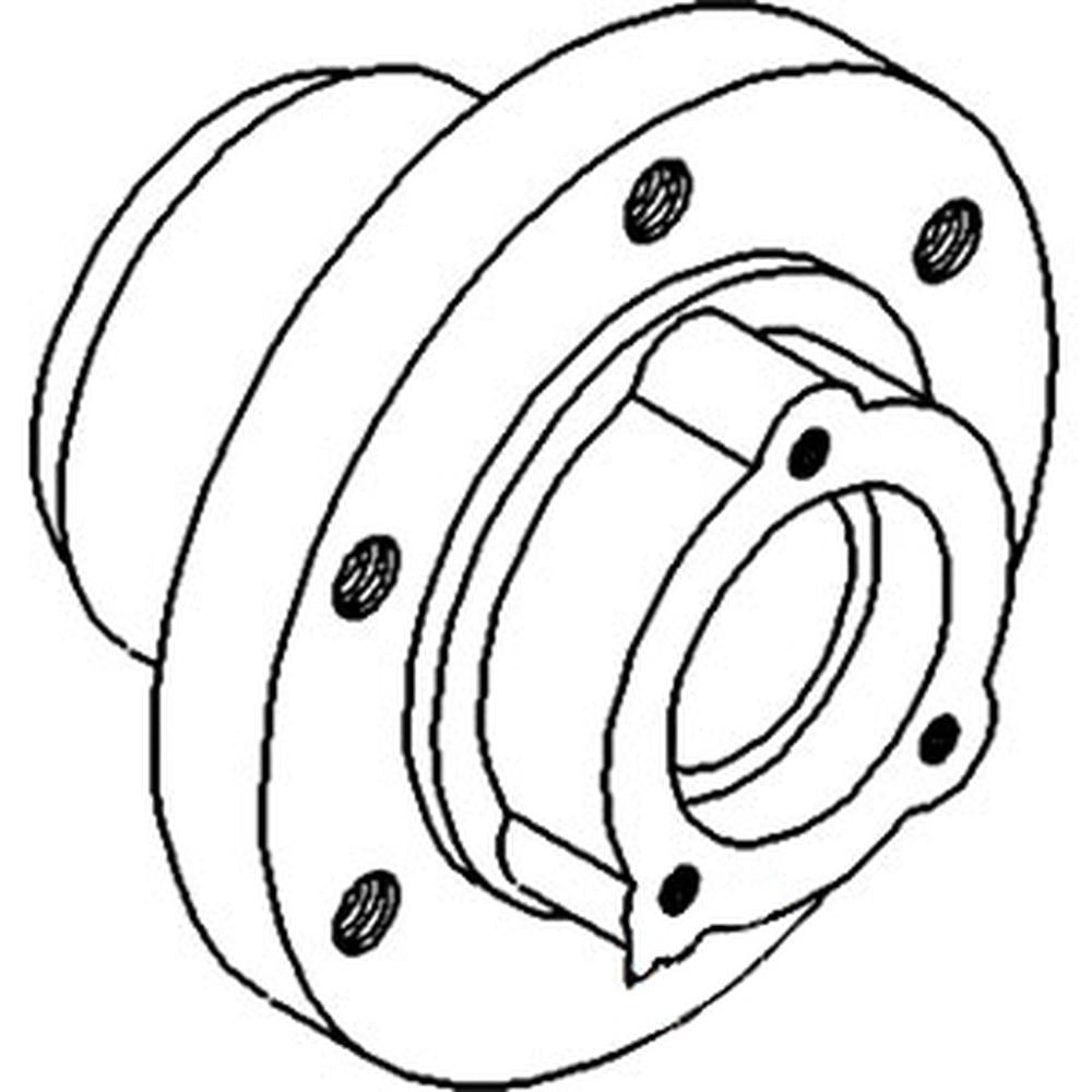 6 Bolt Front Wheel Hub Fits International Replaces 370256R11