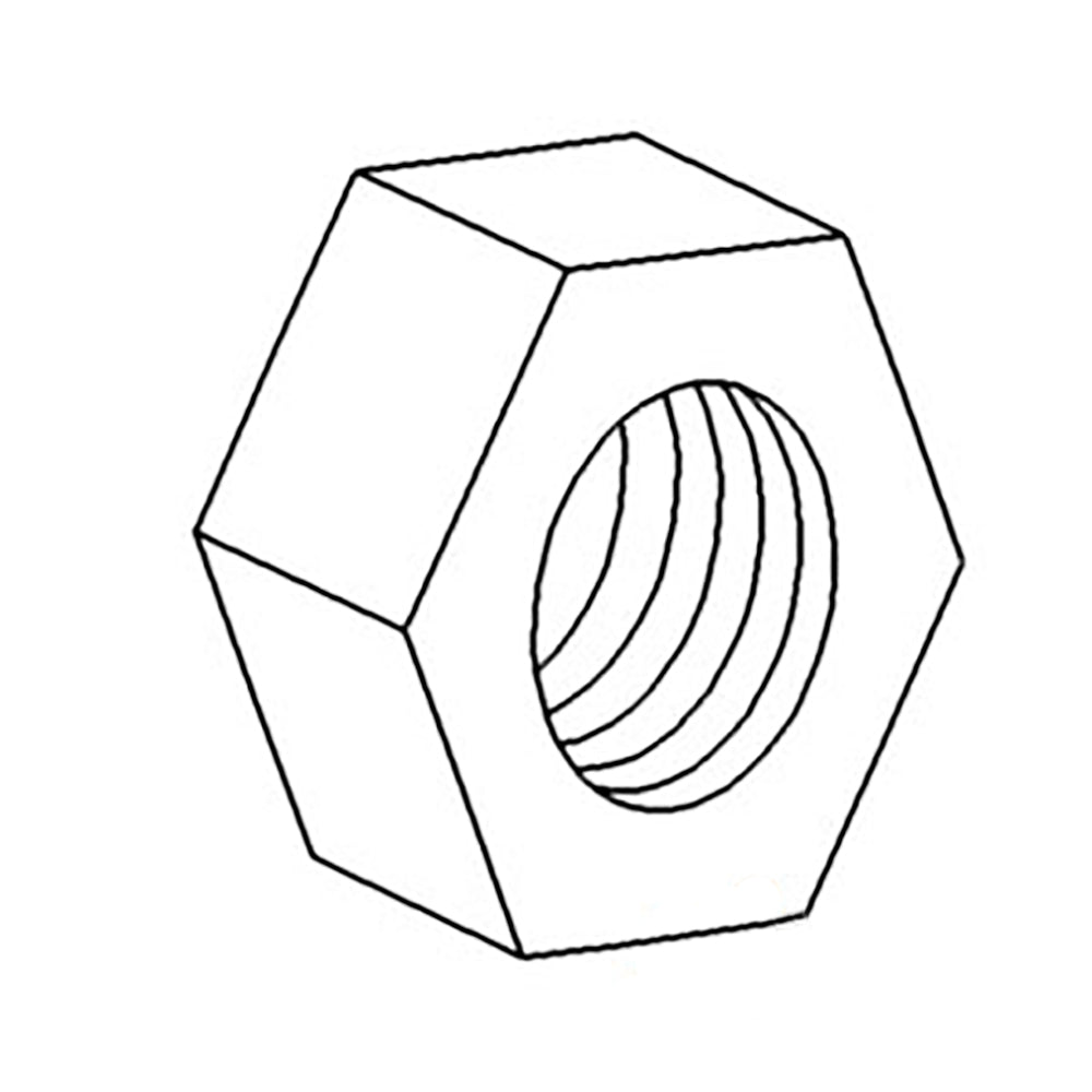 392842X1 Fits Massey Ferguson Tie Rod Jam Nut 360 362 375 383 390 390T 393 394S