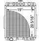 Radiator Fits Case/International Harvester Replaces 400941R1