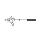 Leveling Screw Assembly - Right Hand Fits International 756 766 856 966 397096R2