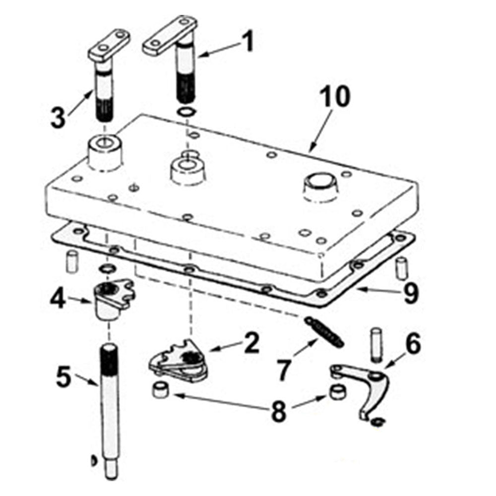 398291R2 New Shaft & Lever Fits Case-IH Tractor Models 1026 1256 1456 1466