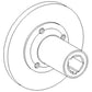 Feeder Jackshaft Drive Hub Fits 1420 1440 1460 1470 1480 1482 1620 1640 1644