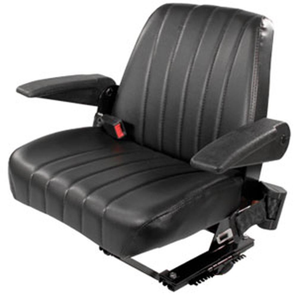 Seat Assembly Vinyl Black Fits Kubota M5700 M9000 M5400 M8200 M4900 M4030 M6800
