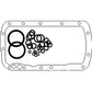 HYDRAULIC Lift Cover Gasket Kit Tractor Fits Ford 2000 2110LCG 2600 3000 3400