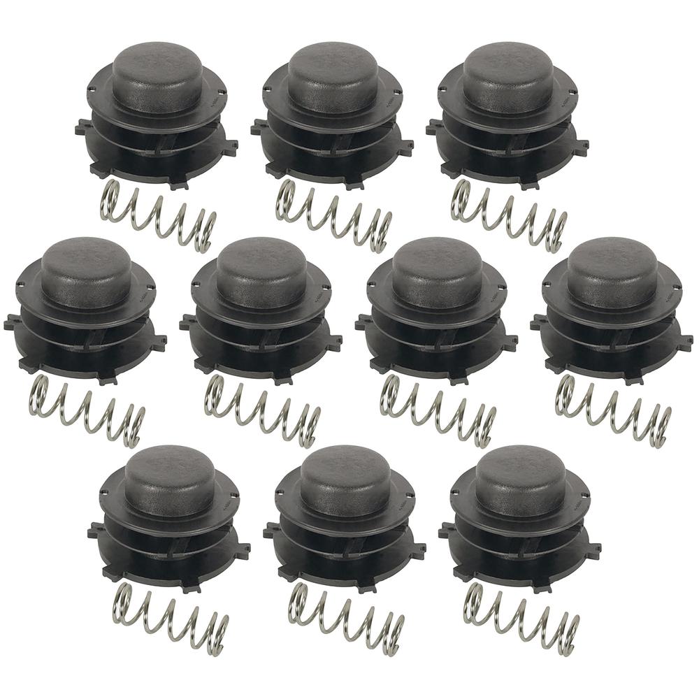 4002-713-3017 Ten (10) Replacement Trimmer Head Spool & Spring Sets 00009971501
