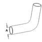 402188R1 New Lower Radiator Hose Fits Case-IH Tractor Models 454 464 2" ID