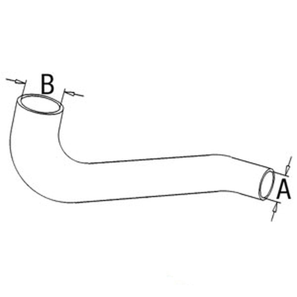 402189R1 Radiator Hose - Bottom Fits Case IH 385 395 454 464 484 485 495