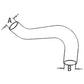 Hose Bottom 402205R1 Fits International Harvester 474 584 585 595