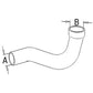 Vintage Fits IH Fits FARMALL Upper Radiator Hose 574 674 gas all gas 402206R1