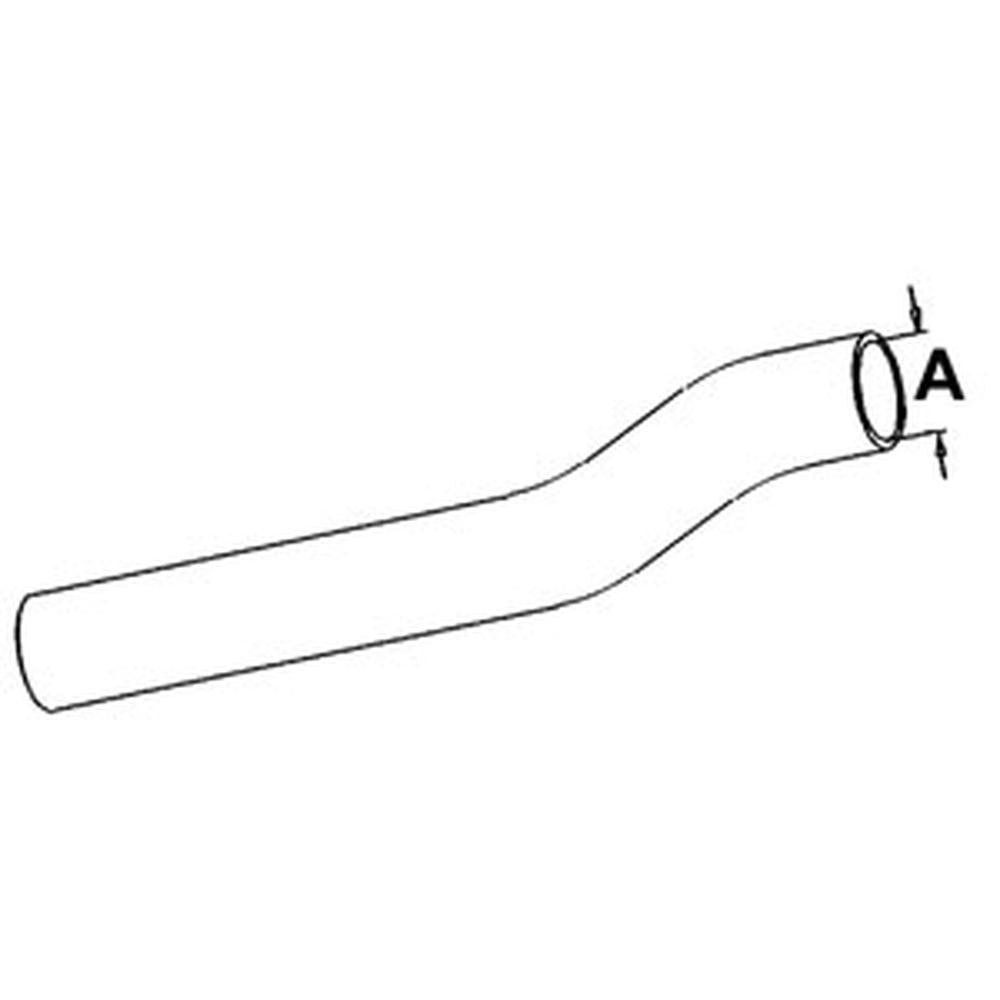 404550R1 Bottom Radiator Hose Fits Case Tractors