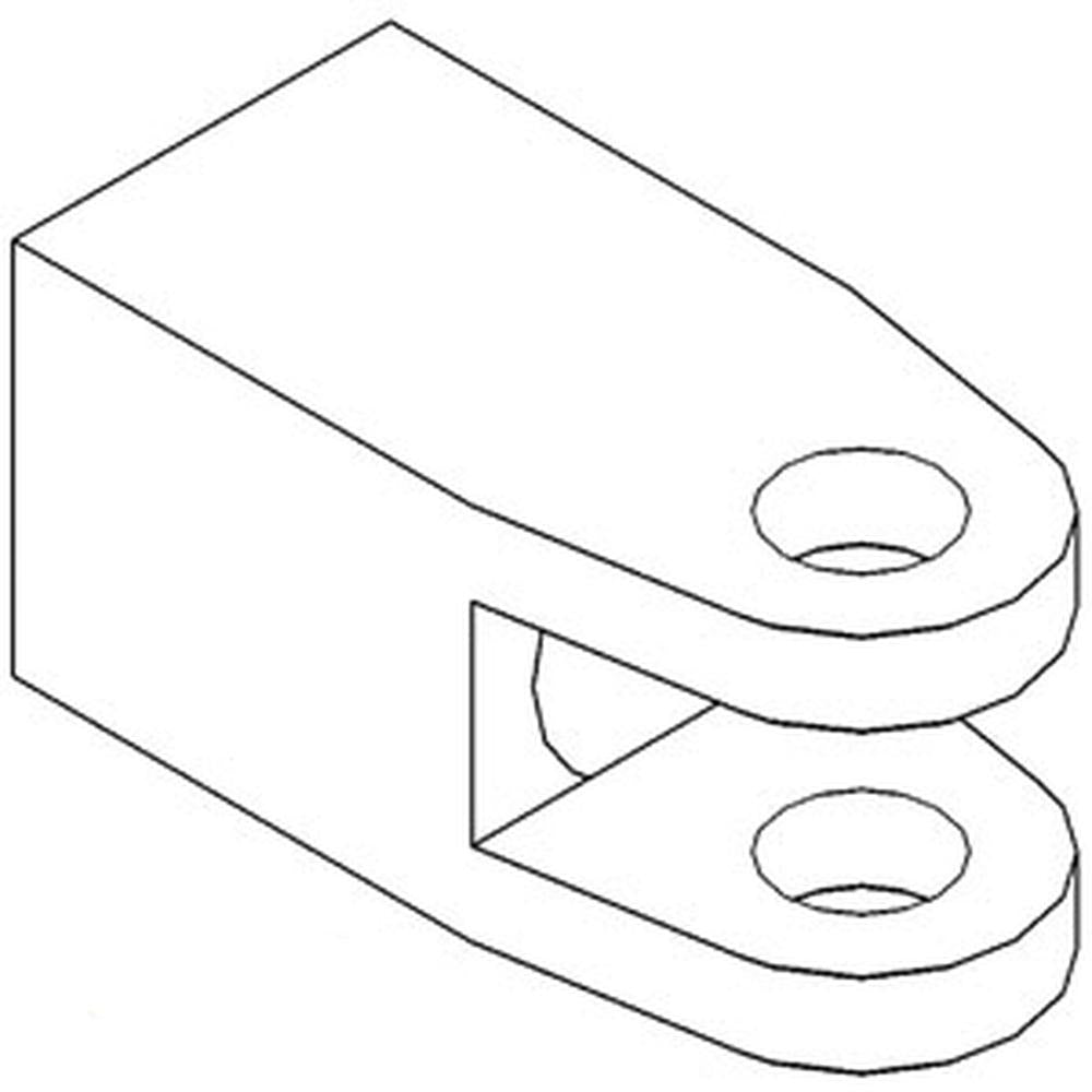 406249R1 Stabilizer Yoke Front (3.980" long) Fits Case-IH 1066 1086 1206 1256