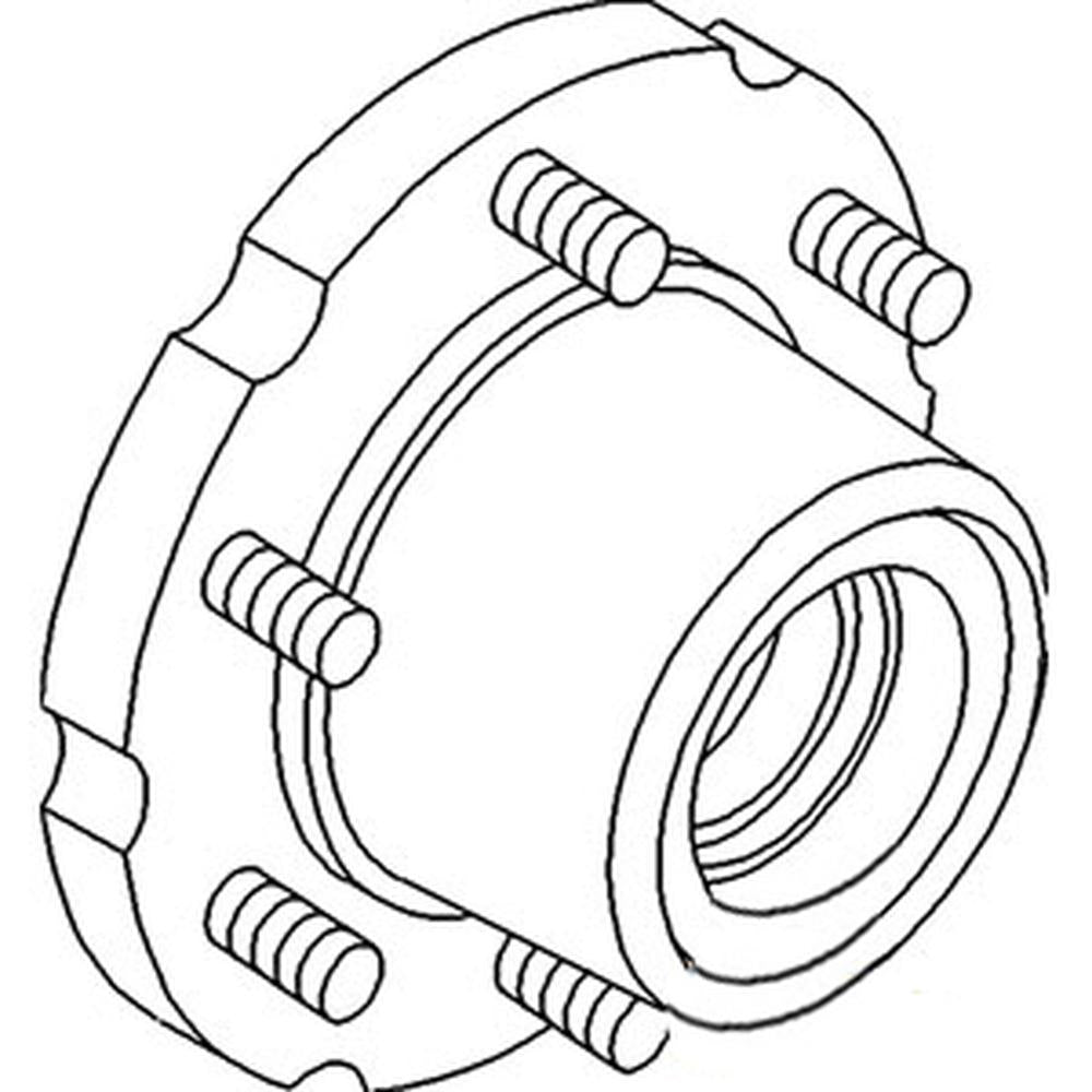Front Wheel Hub Fits International Tractors 385 484 485 584 585 885 406294R21