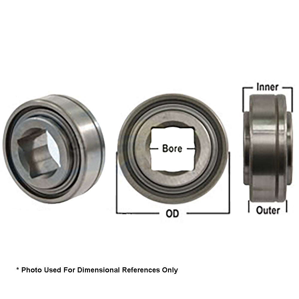 406677 Pre-Lube Cylindrical Square Bore Disc Bearing W211PP5 RPO103I SMAW211PP5