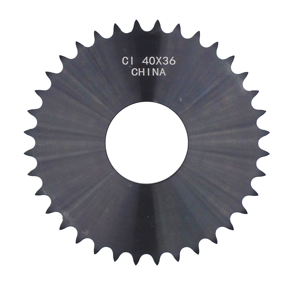 40X36 Weld On Chain Sprocket for #40 Chain 36 Teeth for X Series Weld On Hubs