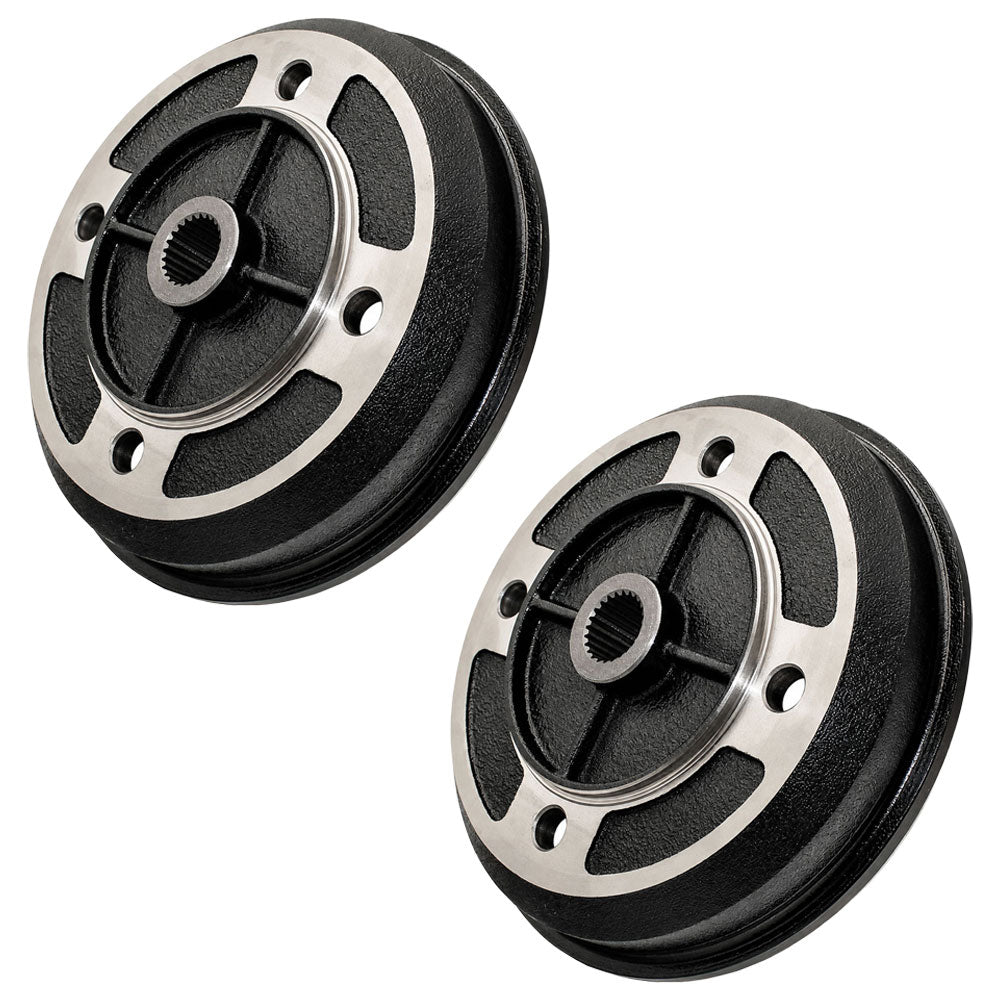 (2) Rear Brake Drums 41038-1226 Fits Kawasaki Mule 2500 2510 2520