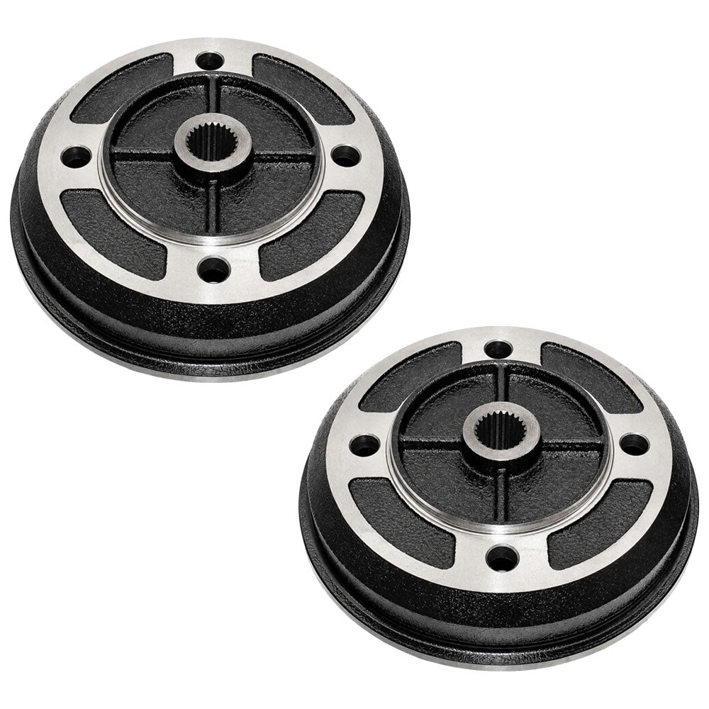(2) Rear Brake Drums 41038-1226 Fits Kawasaki Mule 2500 2510 2520