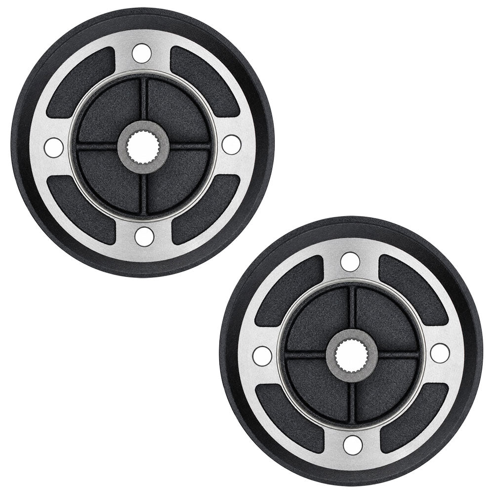 (2) Rear Brake Drums 41038-1226 Fits Kawasaki Mule 2500 2510 2520