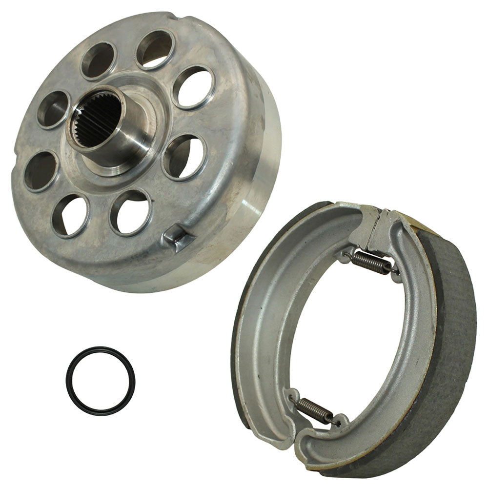 Rear Brake Drum w/ Shoes Fits Honda Replaces 06430-HM5-A80