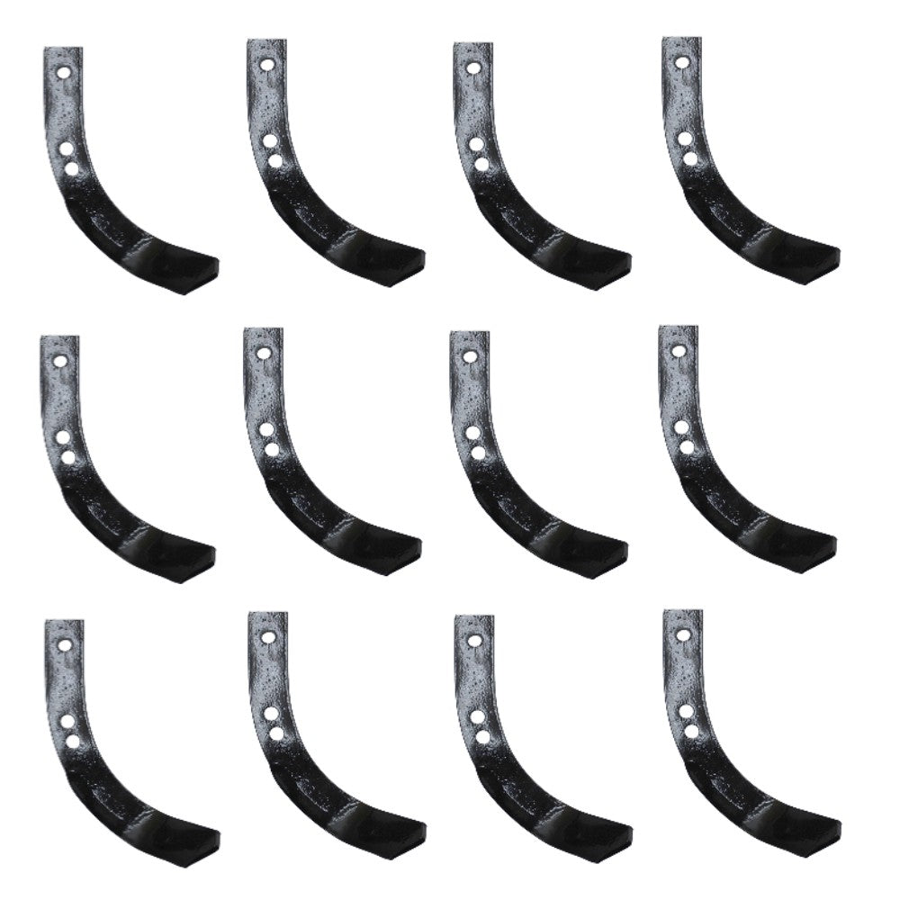 12 Pc. Tiller Tine Set Fits Troy-Bilt Horse & Pony 1270-1A 1270-2A Fits MTD