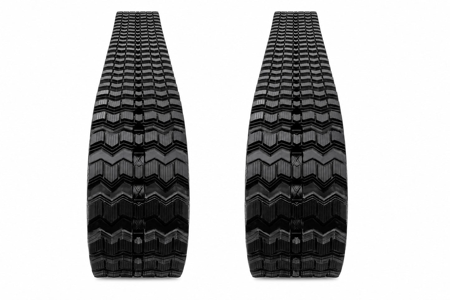 Two (2) 450x86x58 Rubber Tracks 450 mm Fits John Deere Loaders 331G CT333G 333P