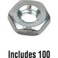 462-10003-100-JN J&N Electrical Products Nut, Hex