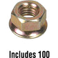 462-10006-100-JN J&N Electrical Products Nut, Hex-Washer