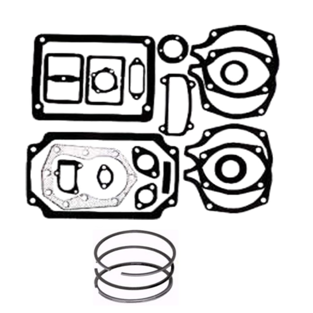 NEW Engine Ring Refresh Kit Chrome Rings & Gasket Set for Kohler K301 12 hp