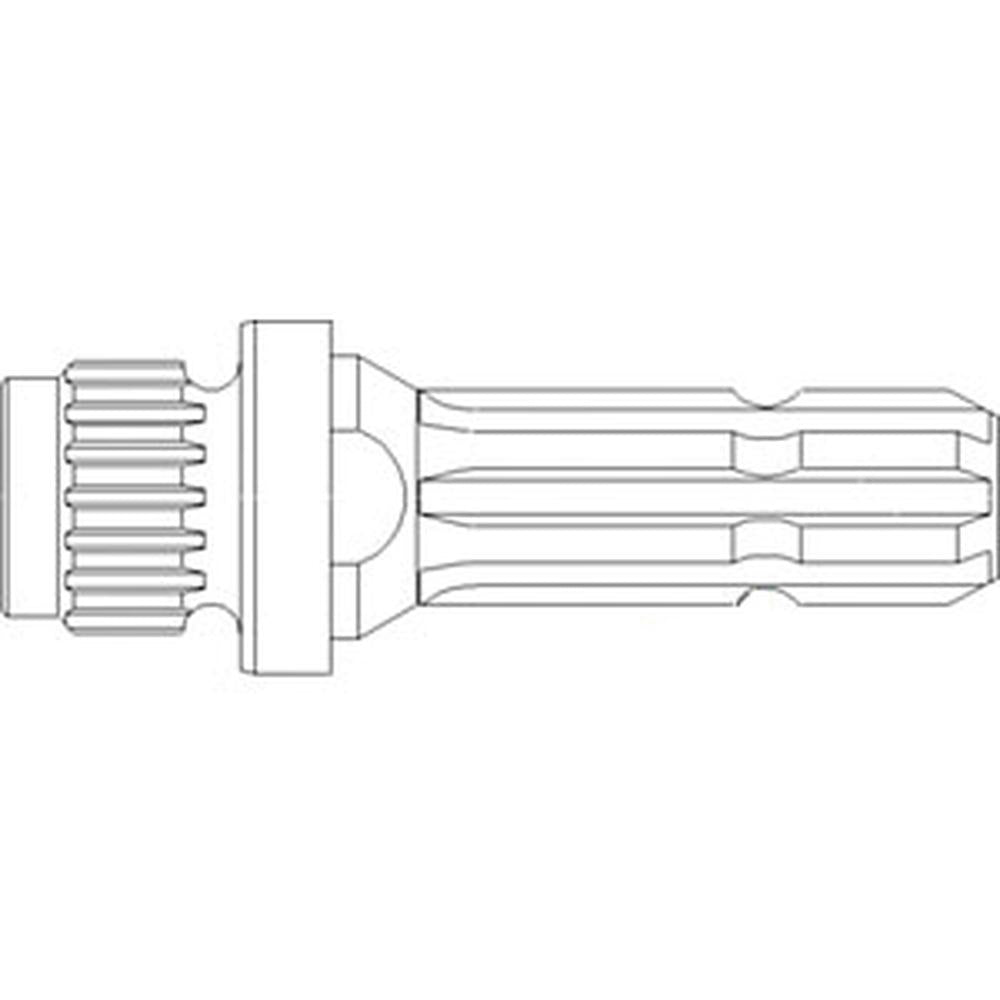 PTO Output Shaft, 540 RPM