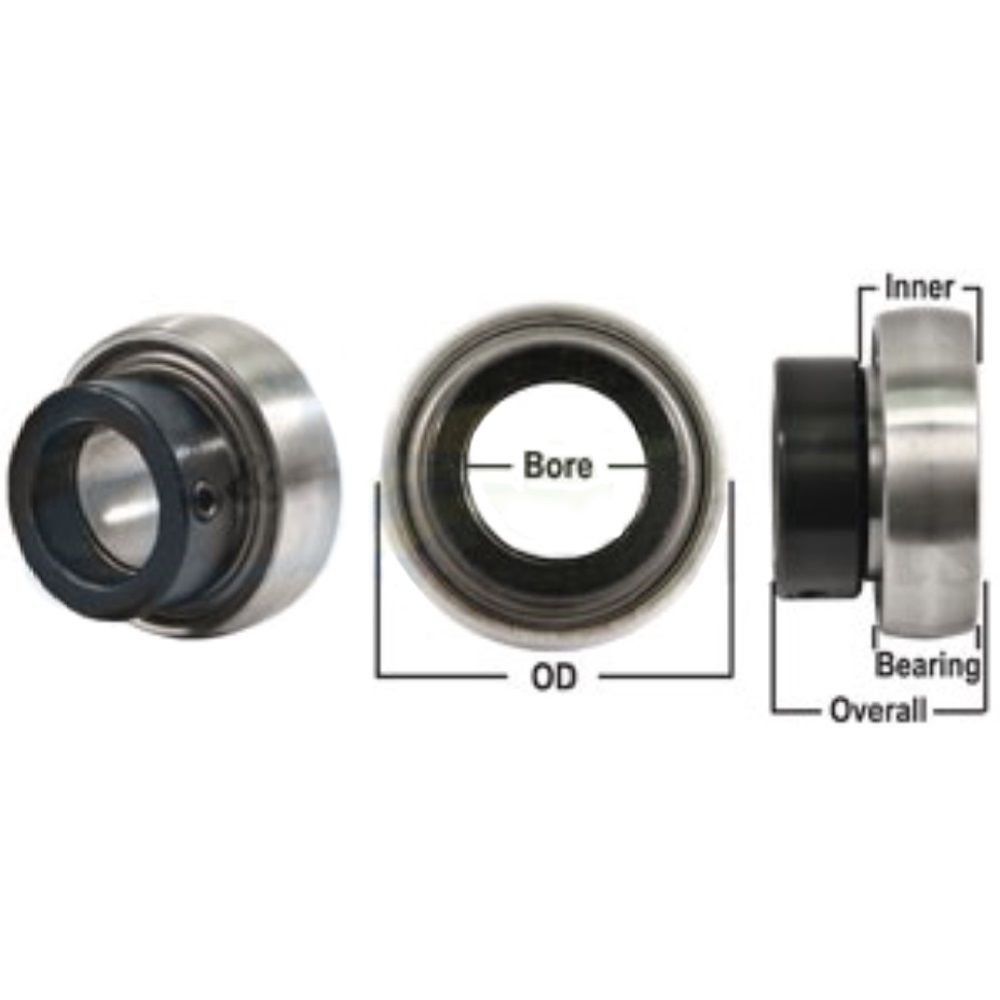 NPS101RPC Non-Relubri Fits CATable Spherical Ball Bearing With Collar