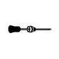 47V1534 Universal Fit 82" Long Round Red Handle Pull to Stop Cable