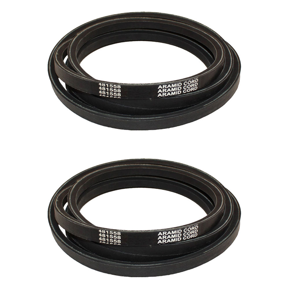 5/8" x 140" REL (2) Deck Drive Belts Made With Aramid Fits Scag SMST-61 SMST-61A