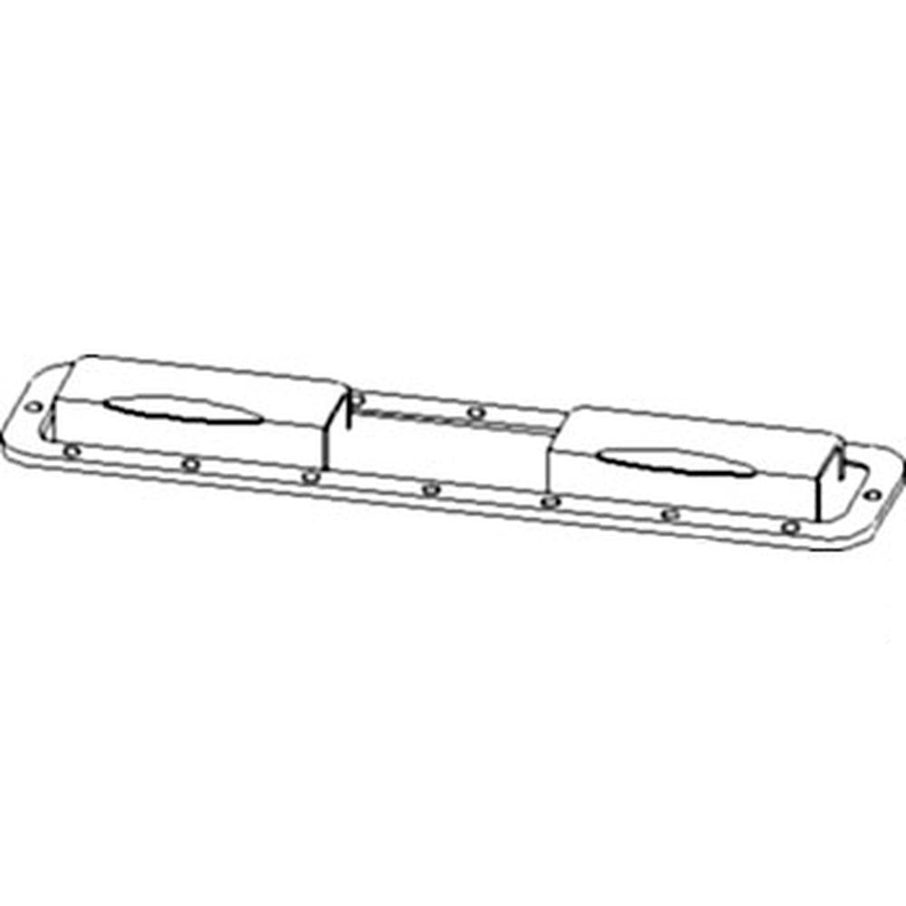 Water Jacket Plate Fits International 350 W4 300 H Super H 48461DA