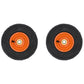 485207 (2) Two Caster Wheel Assy 11x4.00-5 For Scag Zero-Turns Freedom Liberty Z