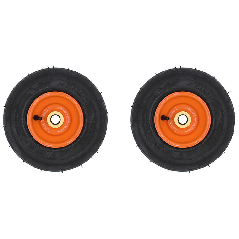 485207 (2) Two Caster Wheel Assy 11x4.00-5 For Scag Zero-Turns Freedom Liberty Z