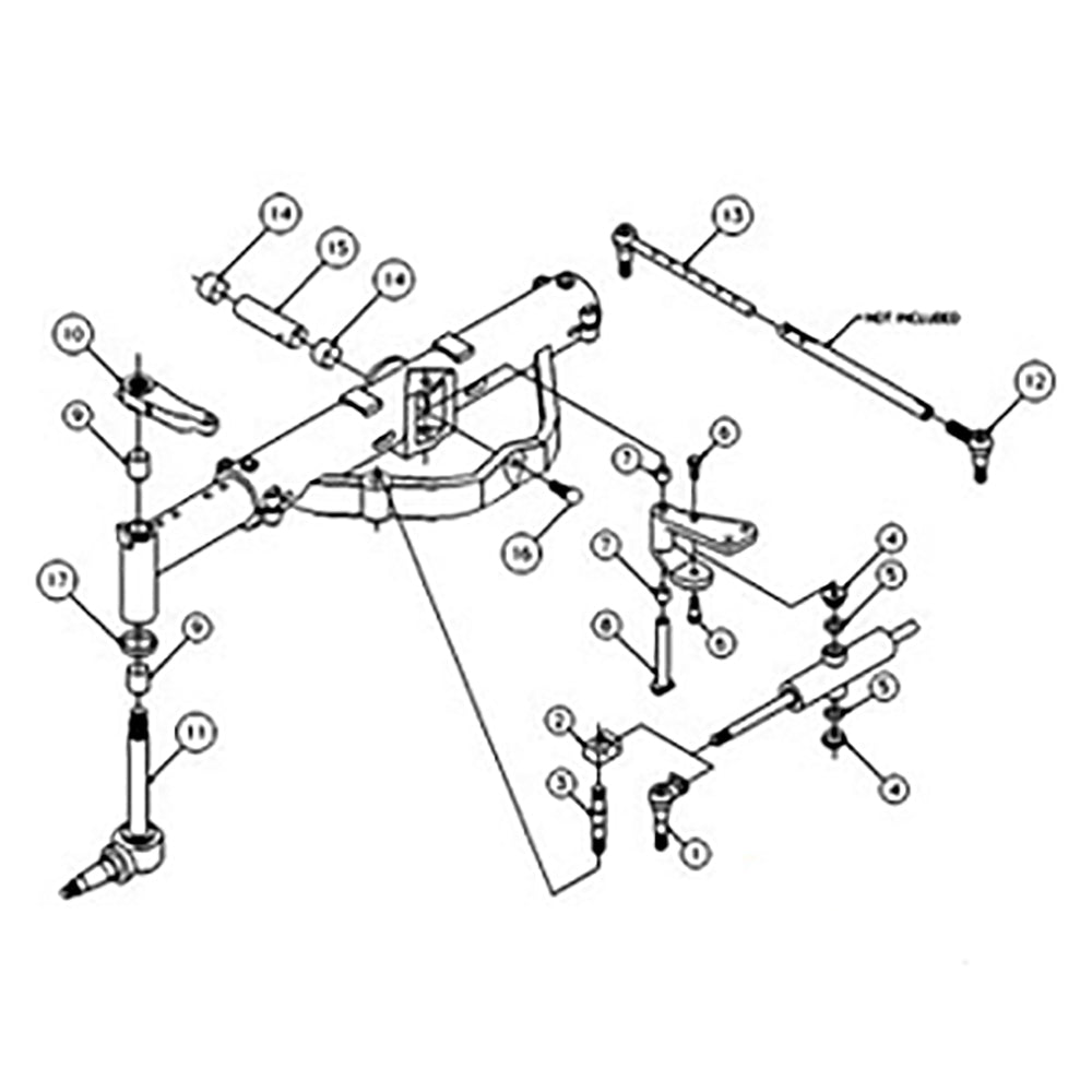 50291005 Major Front Axle Overhaul Kit for IH 766 966 1066 1466 1566 Hydro 100
