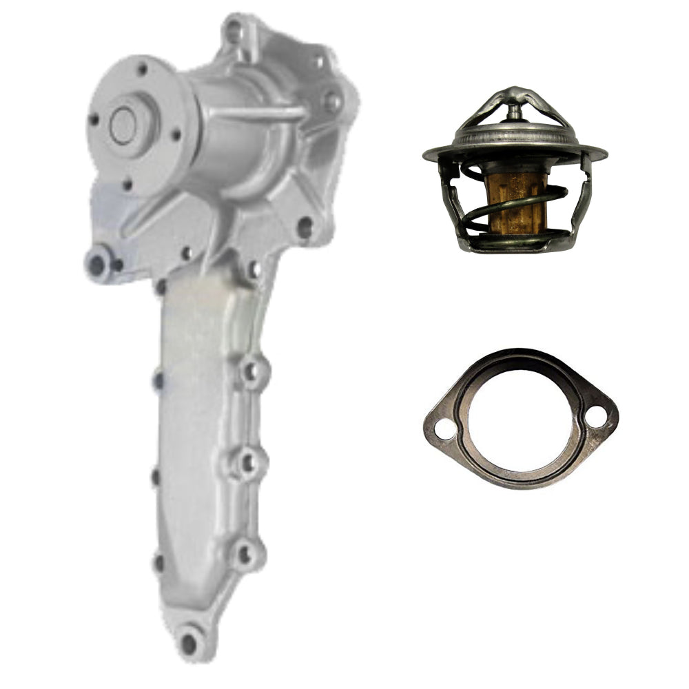 Water Pump w/ Thermostat & Gasket Fits Kubota Replaces 15313-73270
