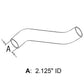 Fits Massey Ferguson 1100 1130 Lower Radiator Hose 503595M1