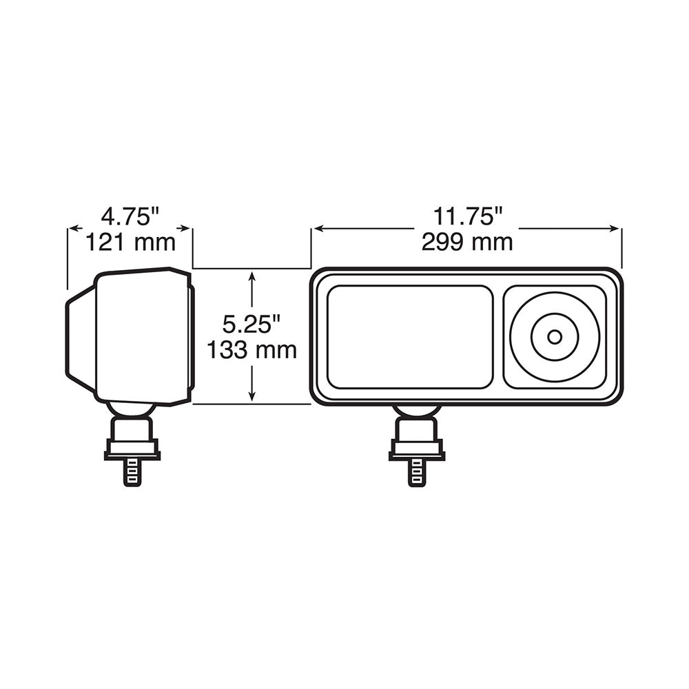 Peterson Complete Snow Plow Light Kit Wiring Harness 505K Blade Lights