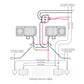 505K New Incandescent Head Light and Turn Signal Kit for Snow Plows Rectangular