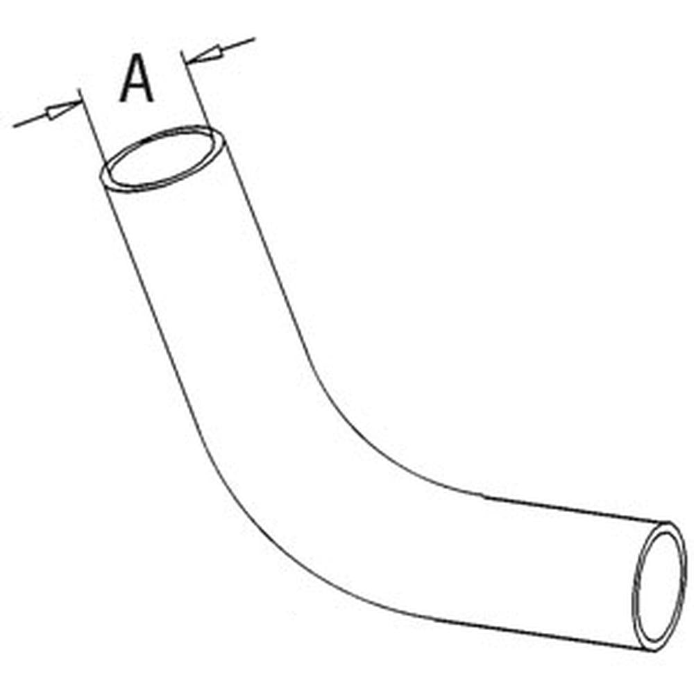 509843M1 Fits Massey Ferguson Tractor Upper Radiator Hose 1100 1130 2" I.D.