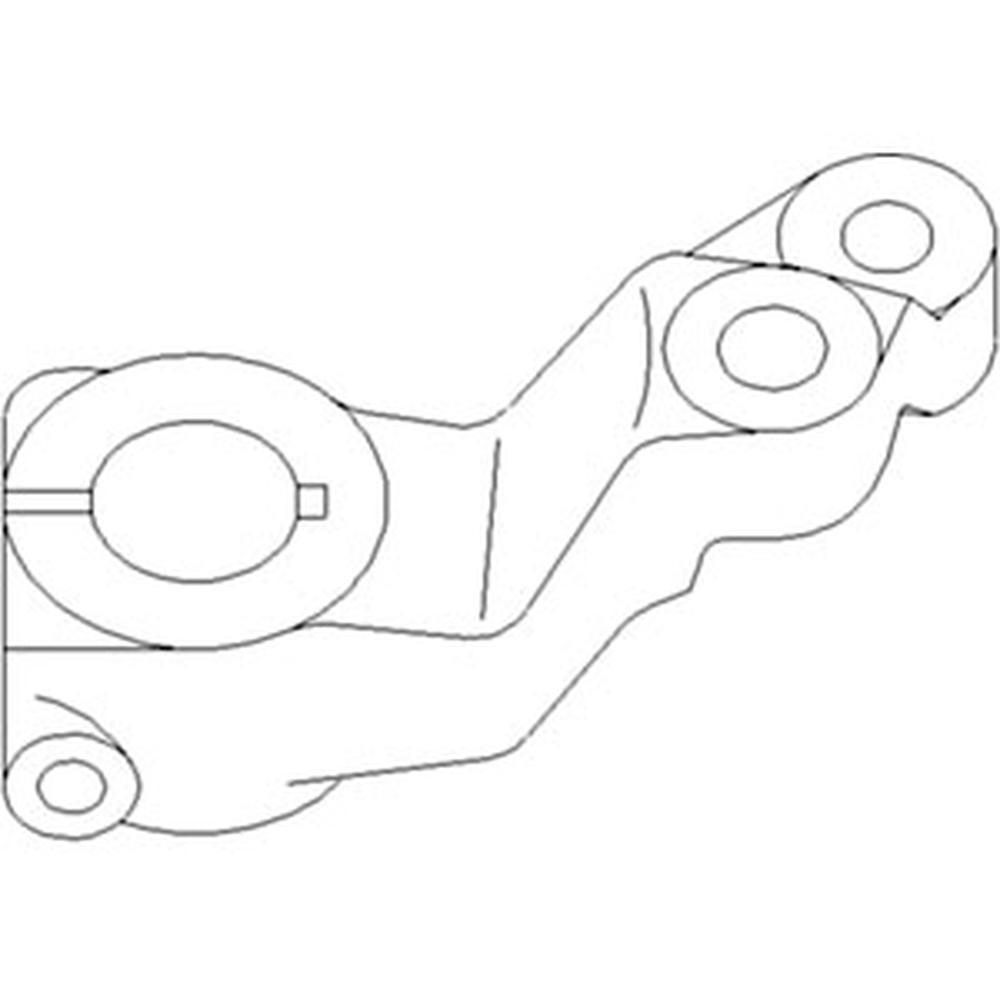 512114M2 Right Hand Steering Arm Fits Massey Ferguson 245 235 40 2200