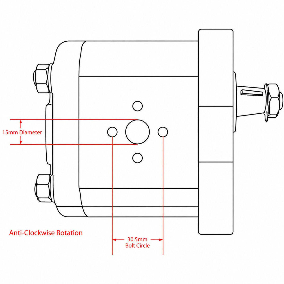 Hydraulic Pump Fits Fiat Replaces 05129488