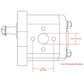 Hydraulic Pump Fits FARMALL Replaces 2040333