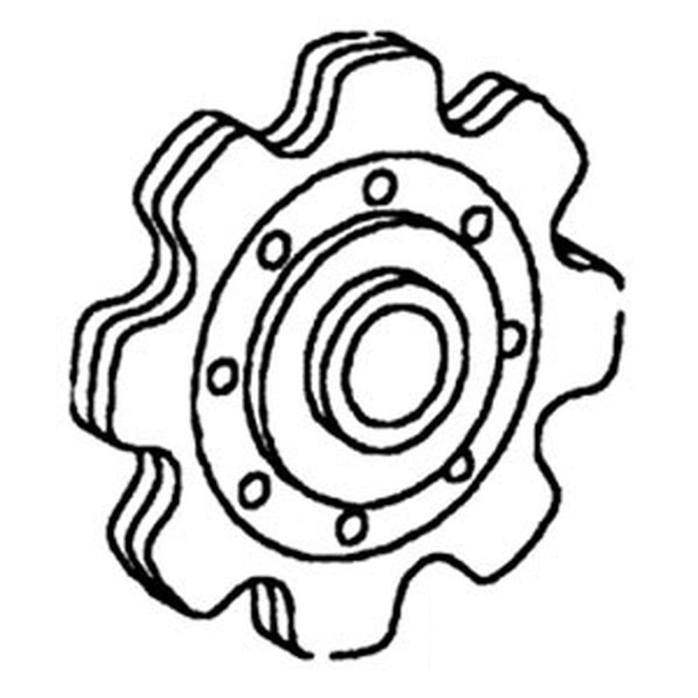 513327 Idler Sprocket Fits Ford 1065 1068 1069 1075 1078 1079 1085 1089 1095