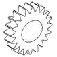 515962M1 Auxiliary Hydraulic Idler Gear MF Fits Massey Ferguson 135 150 165 175