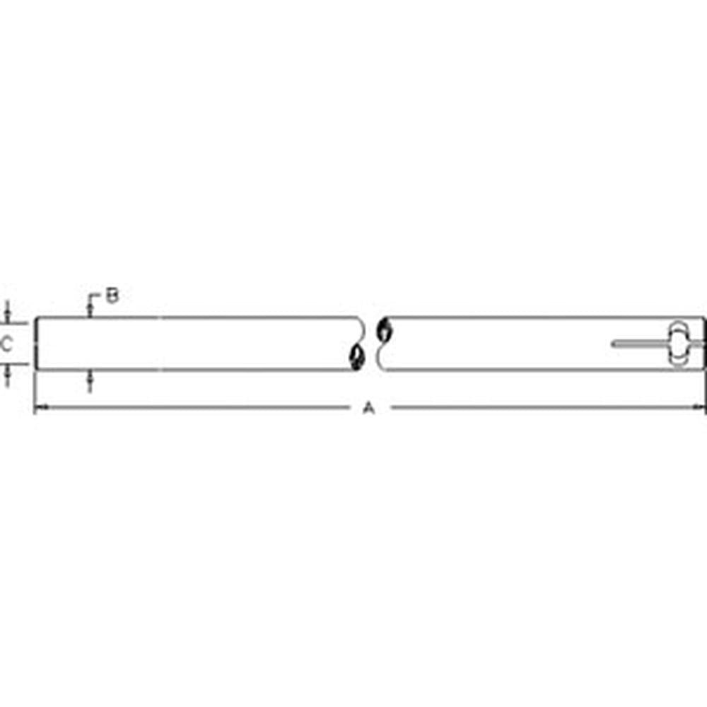 5166076 Fits Ford New Holland Tie Rod Tube TN55 TN55D TN60A TN60DA TN65