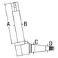 5166099 RH High Profile Spindle Fits Ford/New Holland TN55 TN55D TN65 TN65D