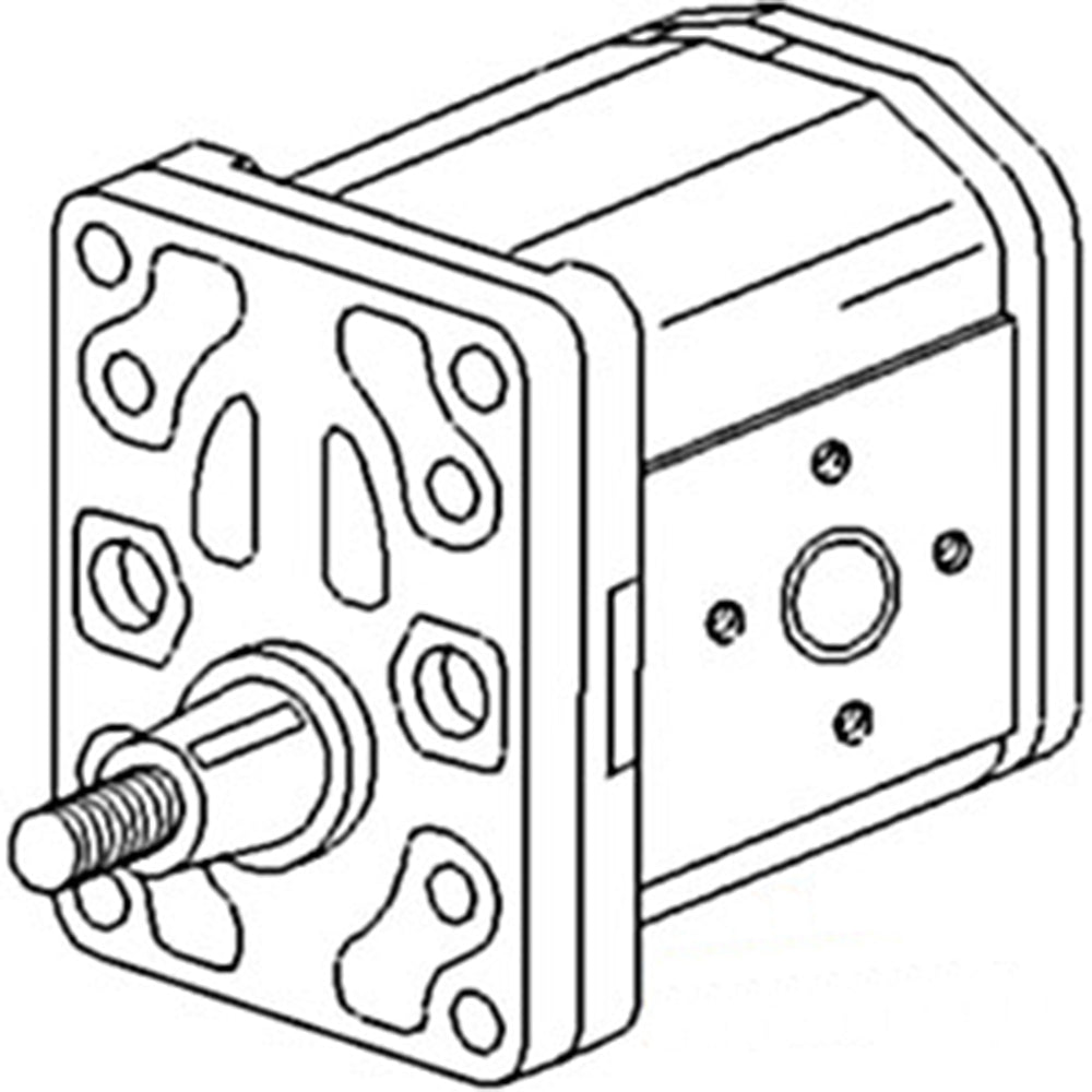 Single Hydraulic Pump Fits Allis Chalmers 5045, 5050 1901319, 5120462,