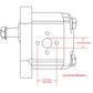 Power Steering Pump Fits Ford/New Holland Replaces 1825210M91